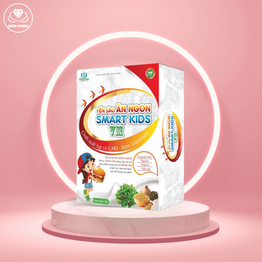 Yến Sào Ăn Ngon Smart Kids 2023 (Hộp cứng 24 gói) 1 Smartkid