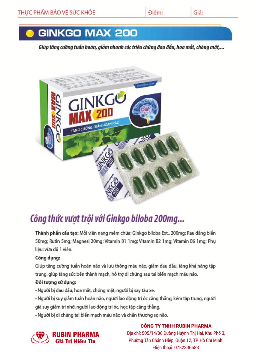 ginkgo max 200 tang cuong tuan hoan nao hop 5 vi x 10 vien 66b725d0787a3