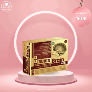BỔ NÃO RUBIN BRAIN MAX (HỘP 3 VỈ X 10 VIÊN)