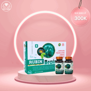 BỔ NÃO RUBIN BRAIN MAX (Hộp 2 lọ x 30 viên)
