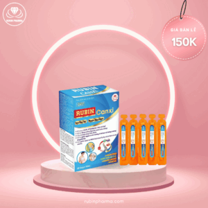 RUBIN CANXI (NGƯỜI LỚN) (Hộp 20 ống x 10ml)